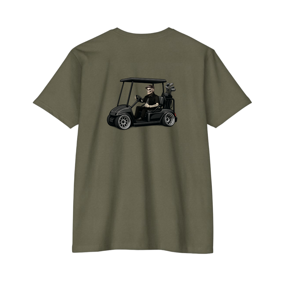 Black Lowrider Golf Cart