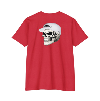 WHT/BLK SKULL