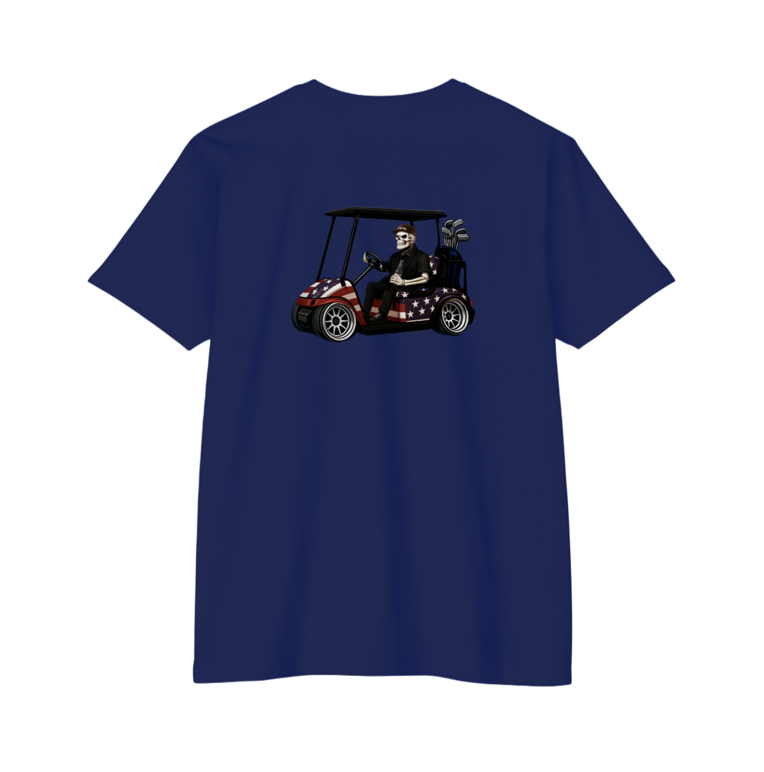 American Flag Lowrider Golf Cart