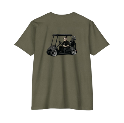 Black Lowrider Golf Cart