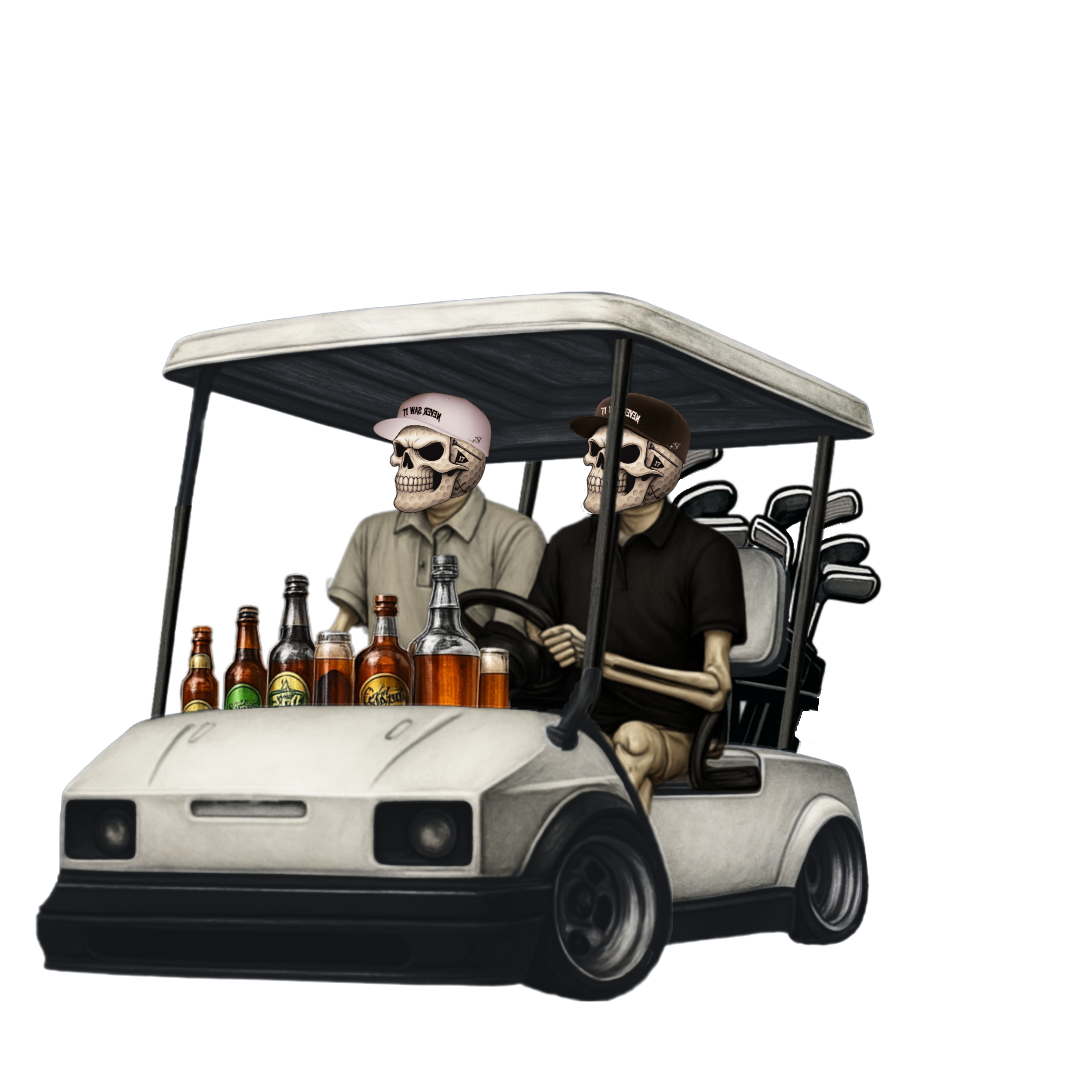 White Beer Cart