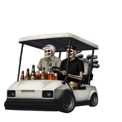 White Beer Cart