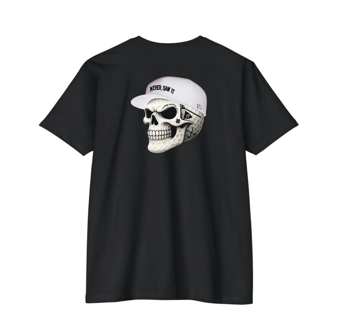 WHT/BLK SKULL