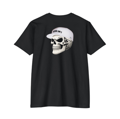 WHT/BLK SKULL