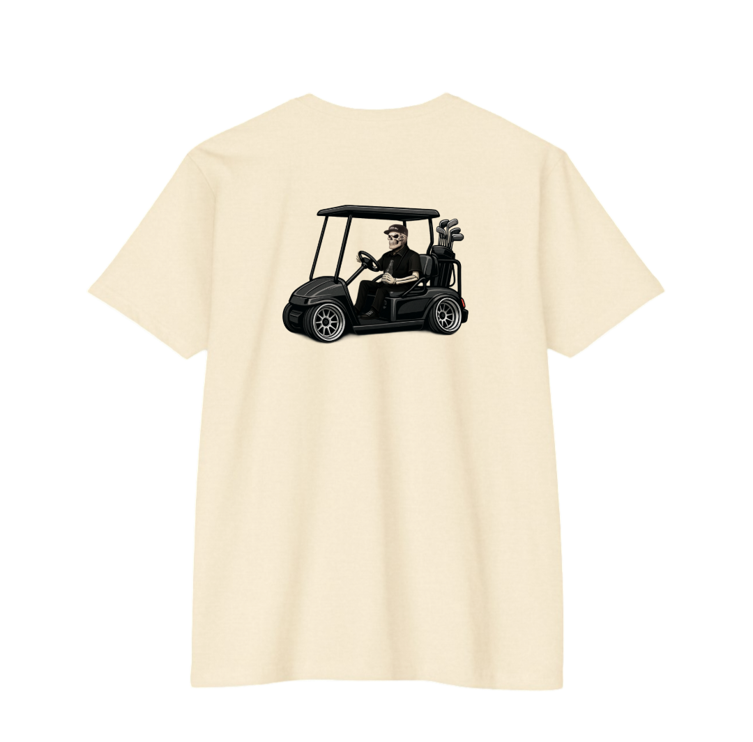 Black Lowrider Golf Cart